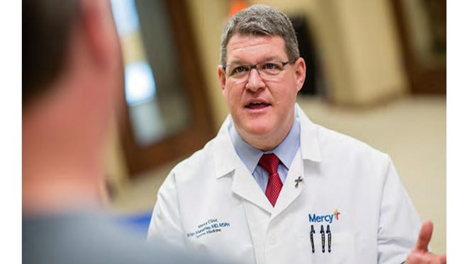 Brian Mahaffey's work in sports medicine is the primary reason for his induction into the Missouri Sports Hall of Fame.