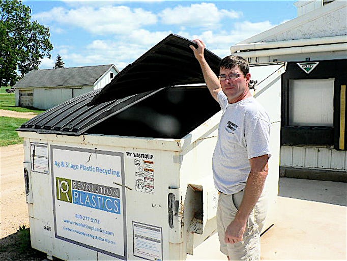 Troy Statz, Marshall dairyman and one of the recycle