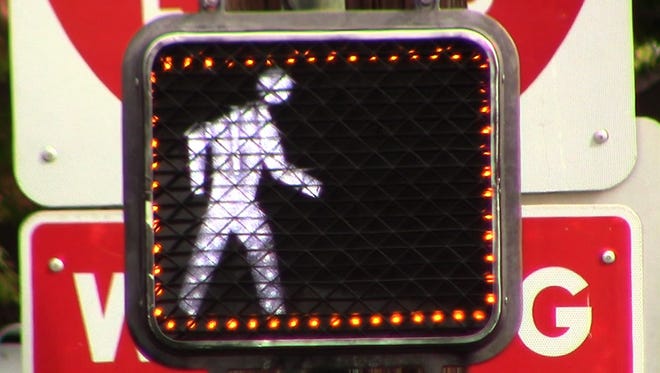 Use the crosswalk and stay alive, a Desert Sun reader suggests.