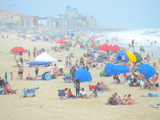 Beach Umbrella Danger Not Realized As Woman In Ocean City