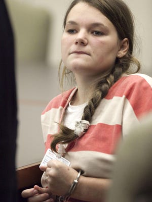This 2011 file photo shows Charlie Ely in court. She was scheduled to be released from prison on Wednesday.
