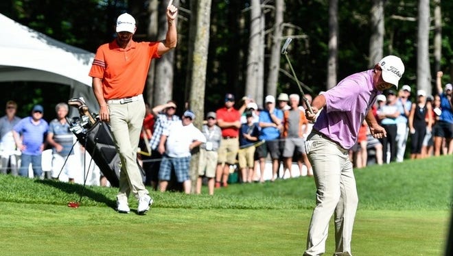 Former FSU golfer Hank Lebioda shot a 20-under par shooting 20-under to win by eight strokes in Mirabel, Quebec, Canada, Sunday.