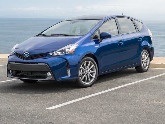 The Toyota Prius V.