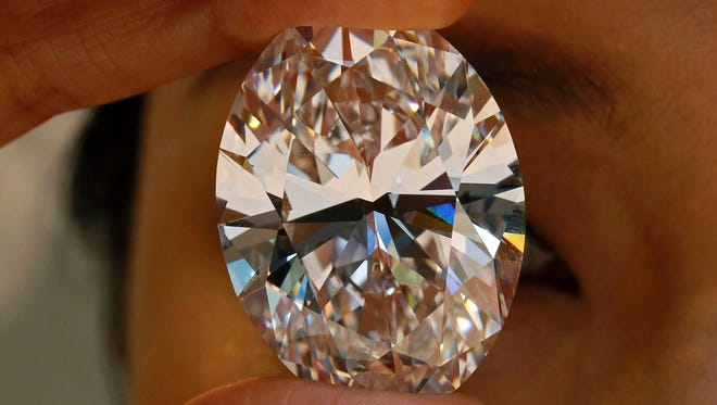 Meddele Selv tak jazz Sotheby's: White diamond sells for record $30.6M