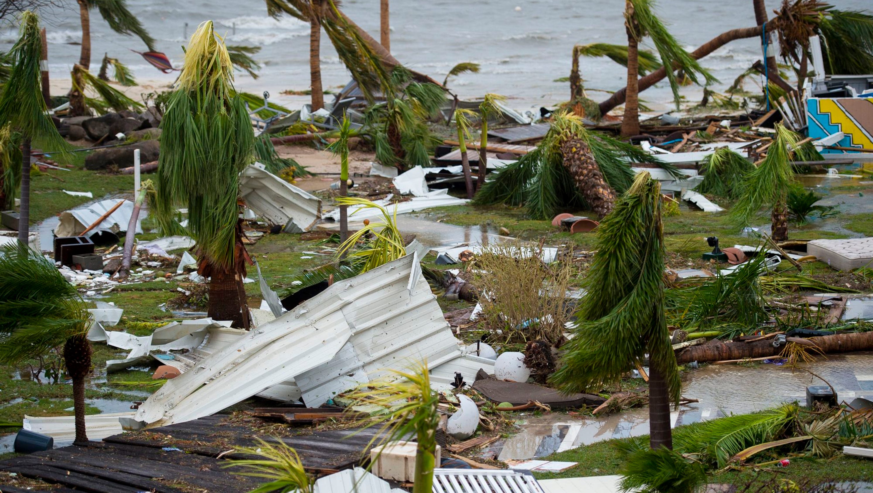 Hurricane Irma damage and destruction in the Caribbean