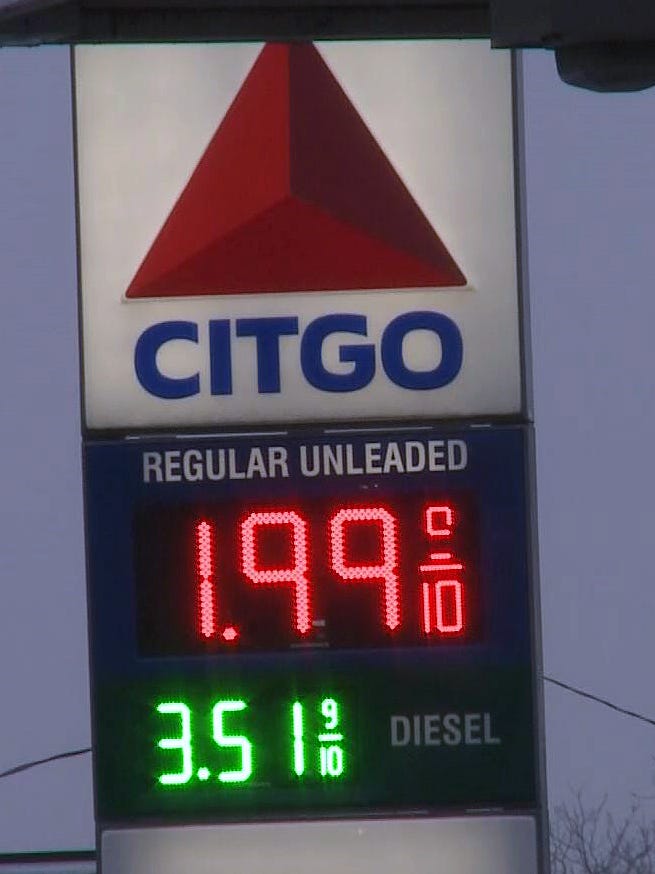 Early Gift Gas Below 2 At Some Stations In 24 States