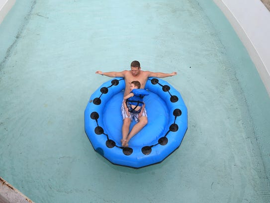 Nate Seever floats down the Cristal River with his