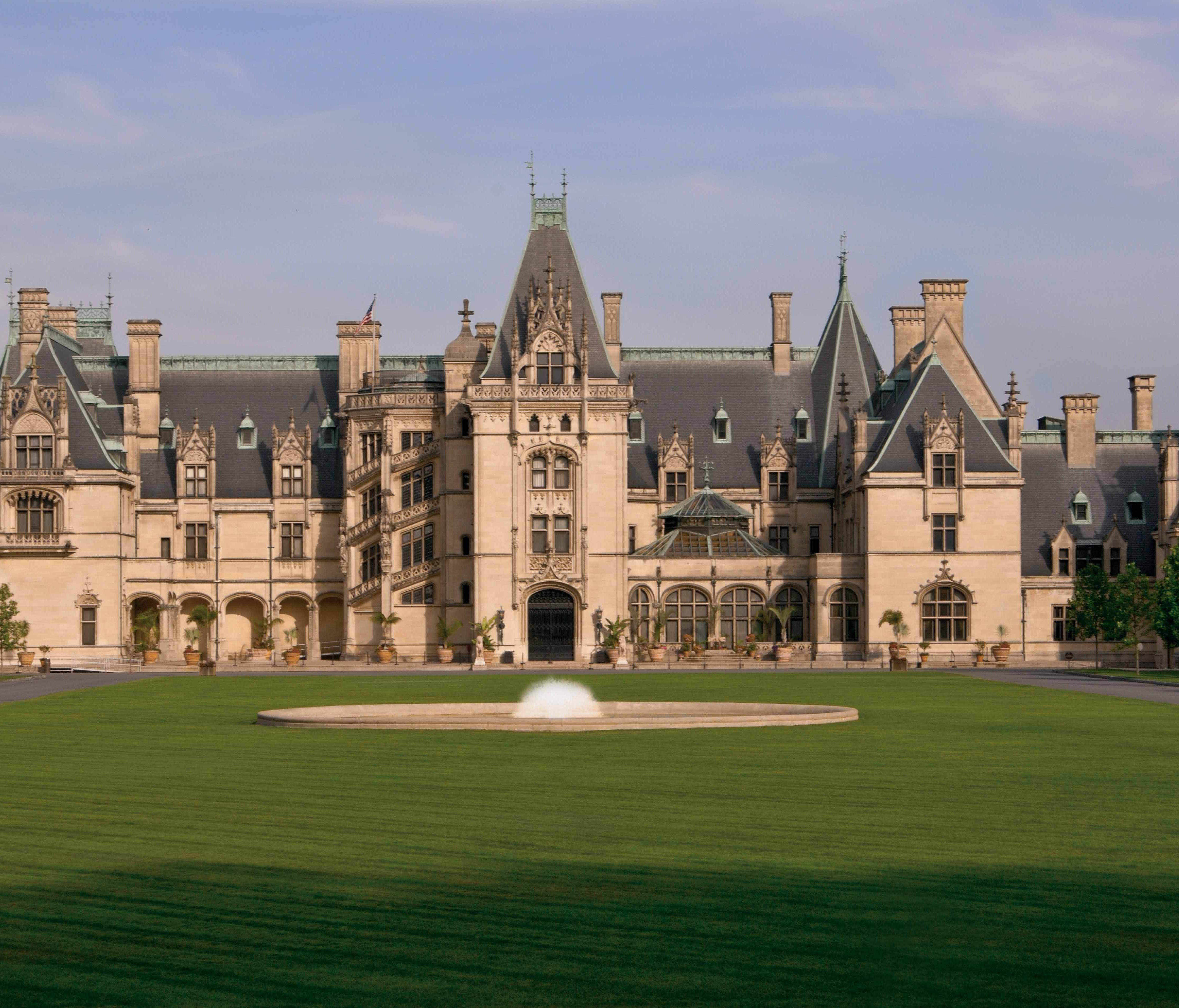 Located in Asheville, Biltmore was the vision of George W. Vanderbilt. Designed by Richard Morris Hunt and opened in 1895, America's largest home is a 250-room French Renaissance chateau, exhibiting the Vanderbilt family's original collection of furn
