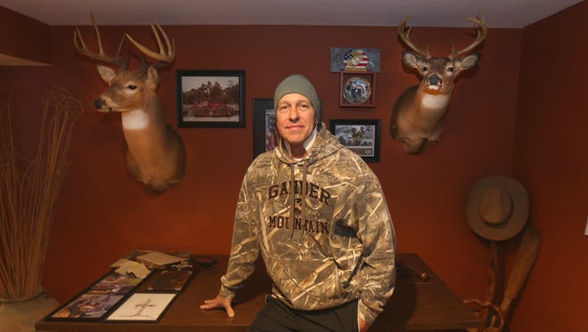 Tim Briner is battling  neck cancer but through his treatment he has continued to hunt.  