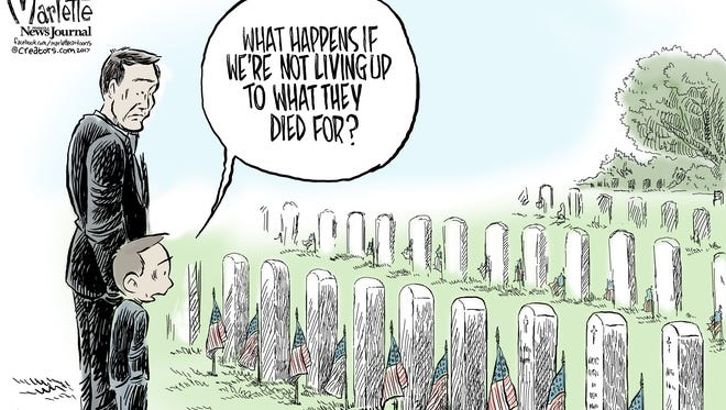 Memorial Day commentary by Andy Marlette