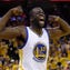 Golden State Warriors' forward Draymond Green (23) celebrates after scoring against the Oklahoma City Thunder during the second half in Game 5 of the NBA basketball Western Conference finals Thursday, May 26, 2016, in Oakland, Calif. Golden State won 120-111. Green was caught on a microphone taunting the Clippers Paul Pierce about his impending retirement during Golden State's 123-113 win over Los Angeles on Feb. 23, 2017.