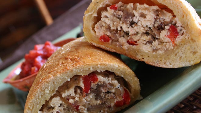 Shake up your routine on National Sausage Pizza Day, and try this Sausage & Roasted Red Pepper Calzone for Dinner Tonight.