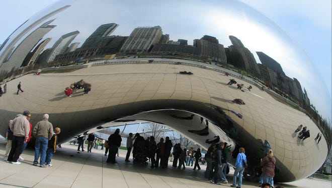 In Chicago, many things are expensive. But one thing that's free is "the bean" sculpture in Millennium Park.