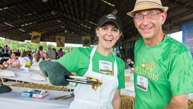 Natalie Gulau and Bill Sherd. This photo was taken at Grillin 2015.