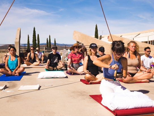 FORM Arcosanti features morning meditation and yoga
