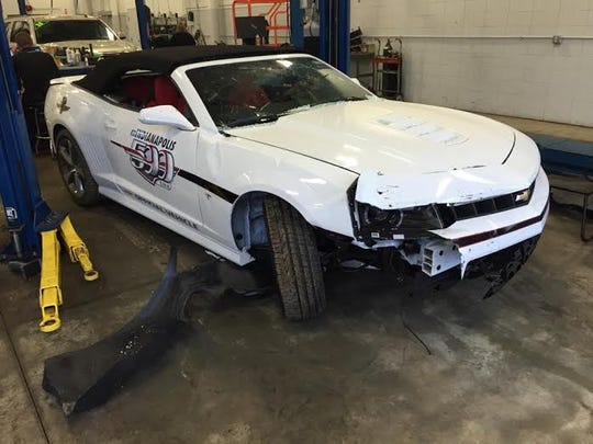 Thief Blasts Through Showroom Window In Indy 500 Pace Car