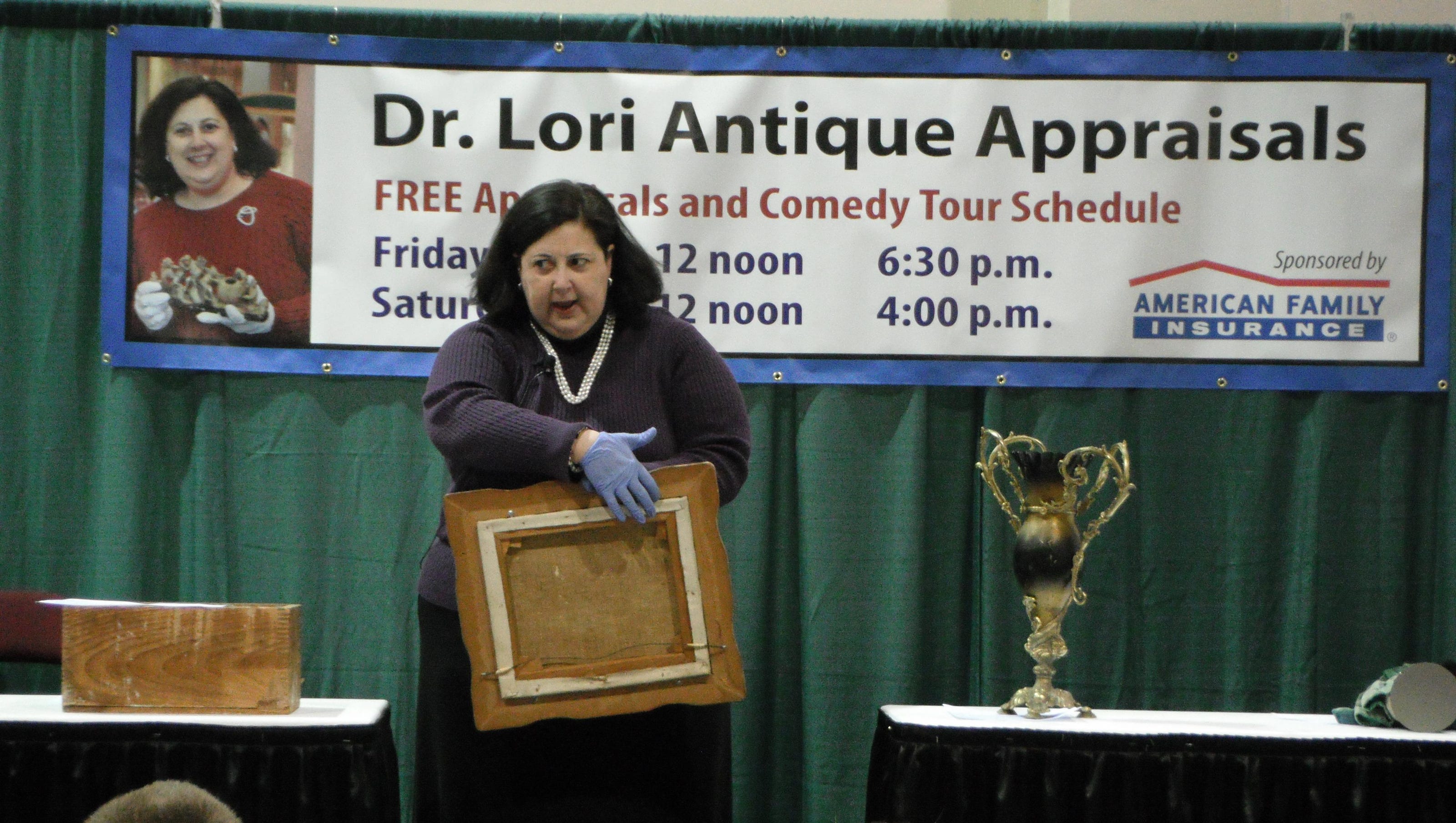 Let Dr. Lori appraise your attic treasures at Novi show