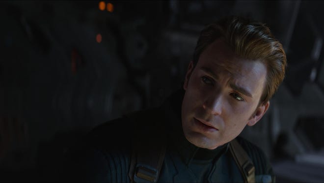 Chris Evans stars in “Avengers: Endgame.” The movie is playing at Regal West Manchester Stadium 13, Frank Theatres Queensgate Stadium 13 and R/C Hanover Movies.