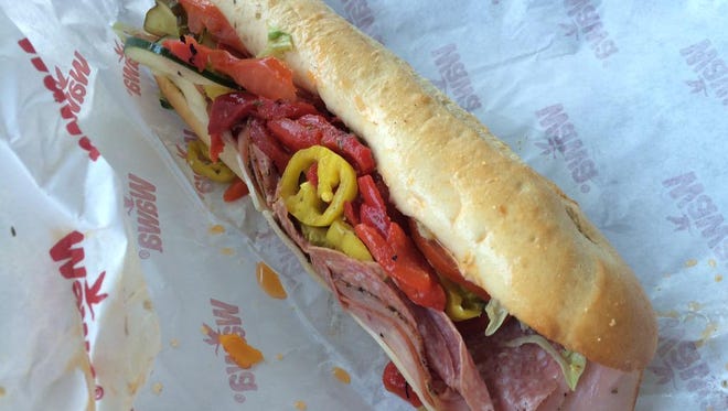 Jean Le Boeuf tried the classic Italian hoagie at Wawa. "I'd hoped for more than ham and salami."