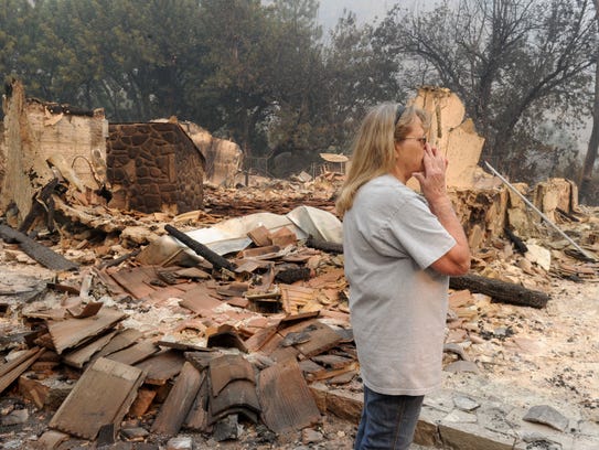 Judy Bell lost her home to the Thomas Fire. She lives