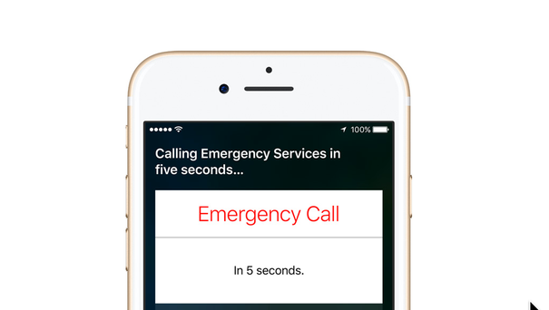 Apple's Siri touts how you can call 911 hands free