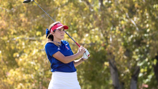 Reno junior Abbi Fleiner had the best round from the Northern Nevada high school girls golfers with a 77 on Monday in the 4A state golf tournament at Highland Falls Golf Course in Las Vegas.