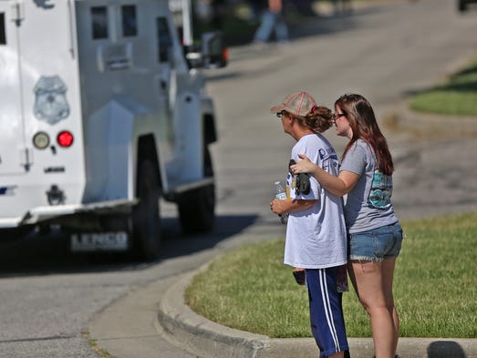Scene at Noblesville High School after an active shooter