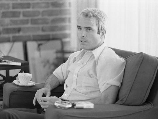 John Mccain War Hero Vietnam Vet Joins Navy S Senate Liaison Office
