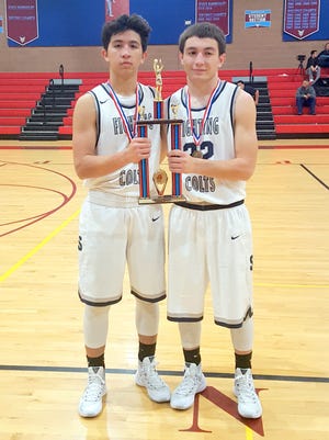Silver's Josh Saenz, left, and Shawn Gutierrez were named to the All-Tournament Team this past weekend at the Sandia Prep Tournament.