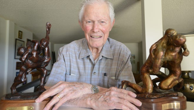 Dr. Stanley Henson, shown at the age of 97 in 2014, died last week at the age of 101.
