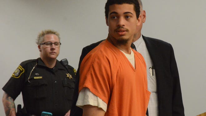 Torry Pesche at his sentencing Friday.