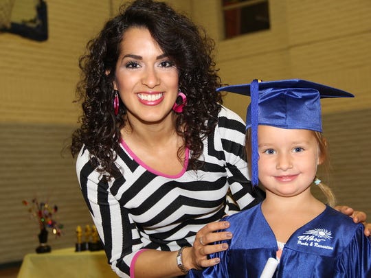 Stephanie Valle, left, is shown with Lilyana Grace Pavlat.