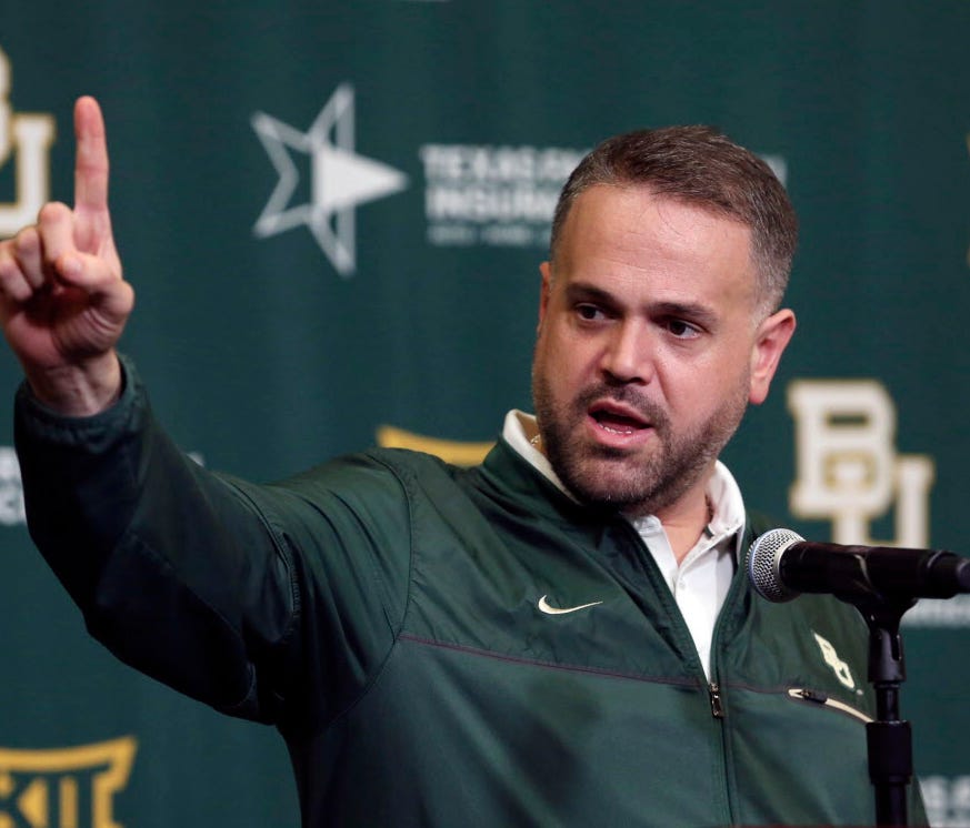 Another member of Matt Rhule's new staff at Baylor has been dismissed.