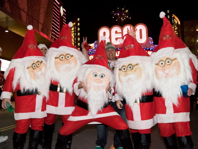 Ho Ho Ho! The annual Santa Crawl kicked off on Saturday,