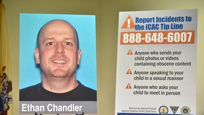 Mugshot of alleged sexual predator Belleville resident Ethan Chandler, in Newark, on Dec. 9, 2016.
