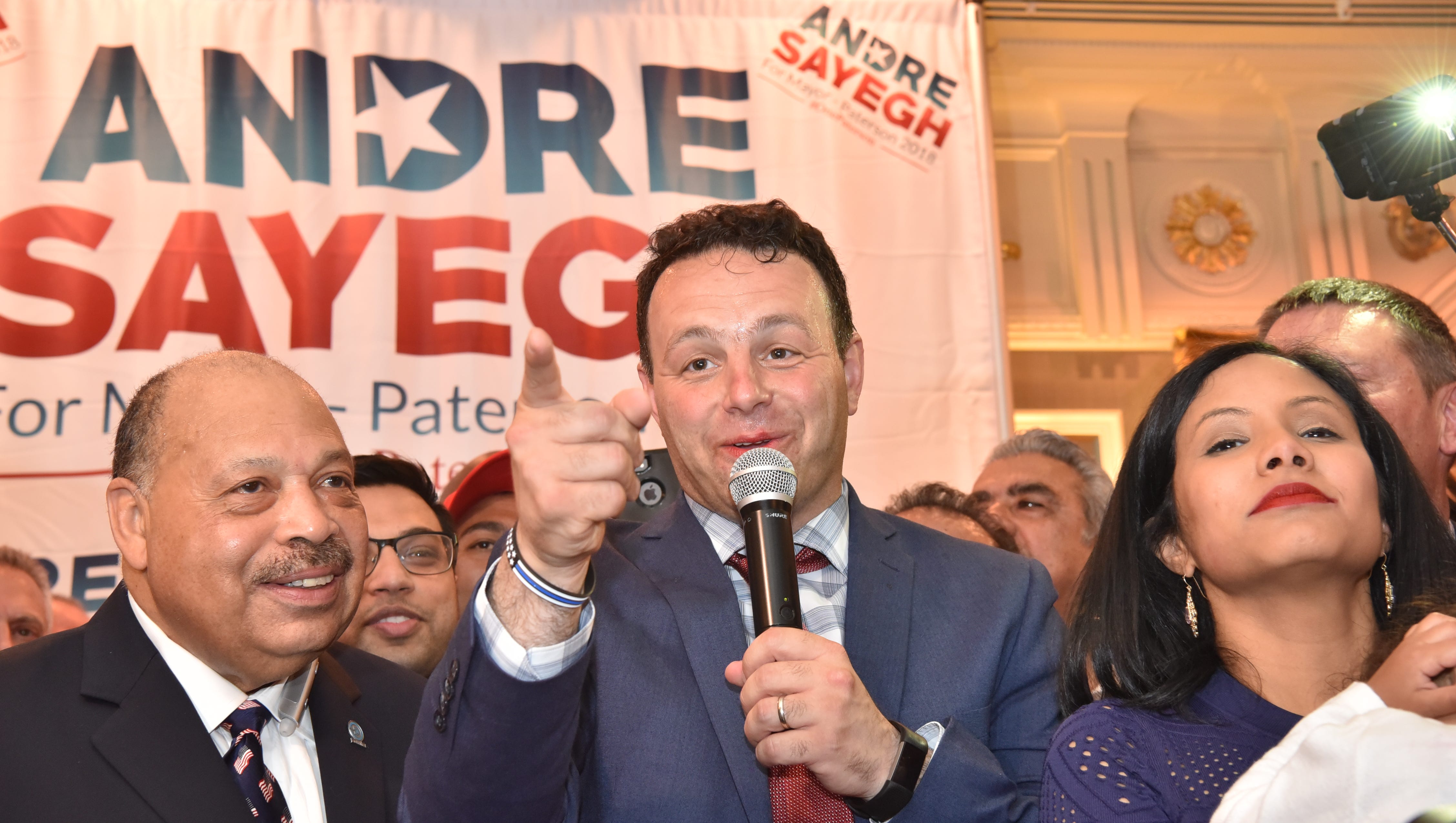 Andre Sayegh wins Paterson mayor's office in landslide election