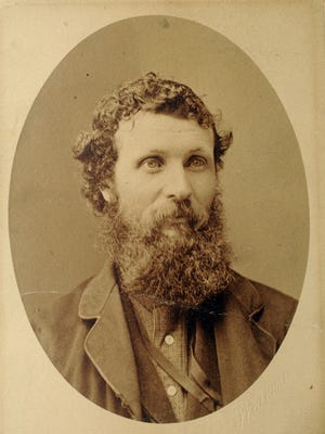 John Muir is shown in this circa 1860s image issued by the Wisconsin Historical Society.