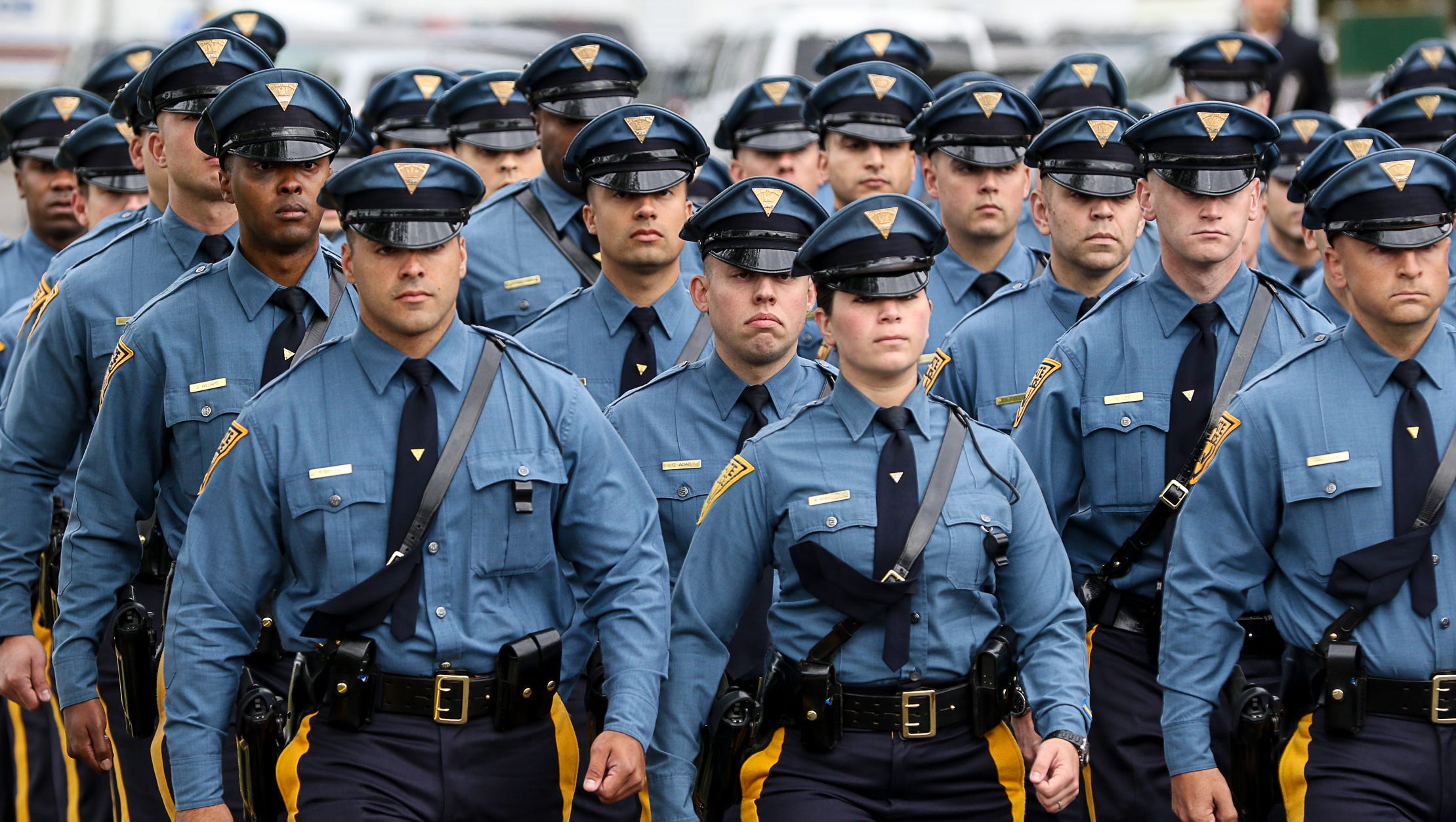 Палицая. Нью-джерси.форма полиции. Полиция штата Нью джерси. New Jersey State Police uniform. Полицейская форма.