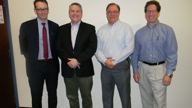 YMCA elects 2016 board officers: Greg Visicaro, Pat Stoik, Bart Fellin and Andy Cedarbaum