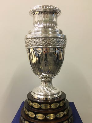 The Copa America trophy took a tour of Phoenix this week.