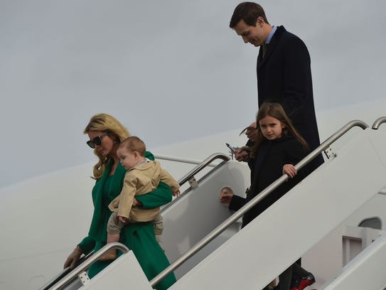 Image result for Ivanka Trump and her siblings on airforce one