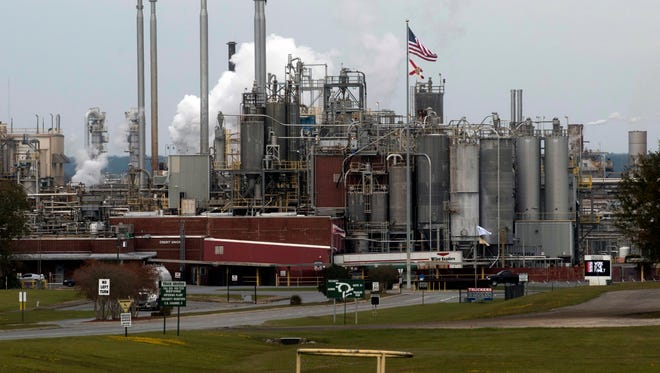 Chemical manufacturer Ascend Performance Materials in Cantonment disposed of more than 32 million pounds of toxins last year, according to the Environmental Protection Agency's Toxics Release Inventory Program.