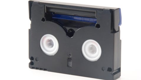 MiniDV tape.