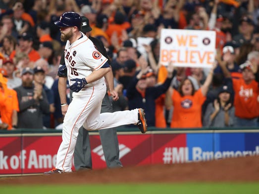 Game 5 at Minute Maid Park: Houston Astros catcher