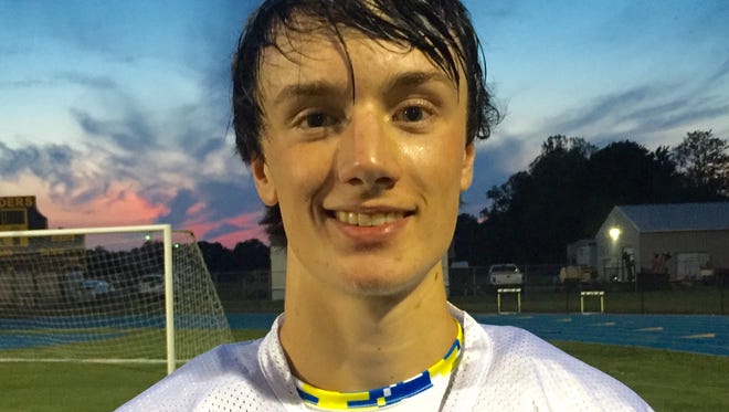 Junior Jacob Copio scored a career-high five goals as Caesar Rodney topped Cape Henlopen 11-6 in the DIAA Boys Lacrosse Tournament on Wednesday night.