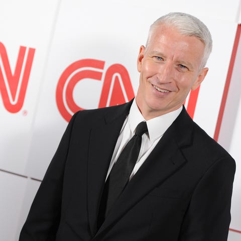CNN news anchor Anderson Cooper attends the CNN Wo