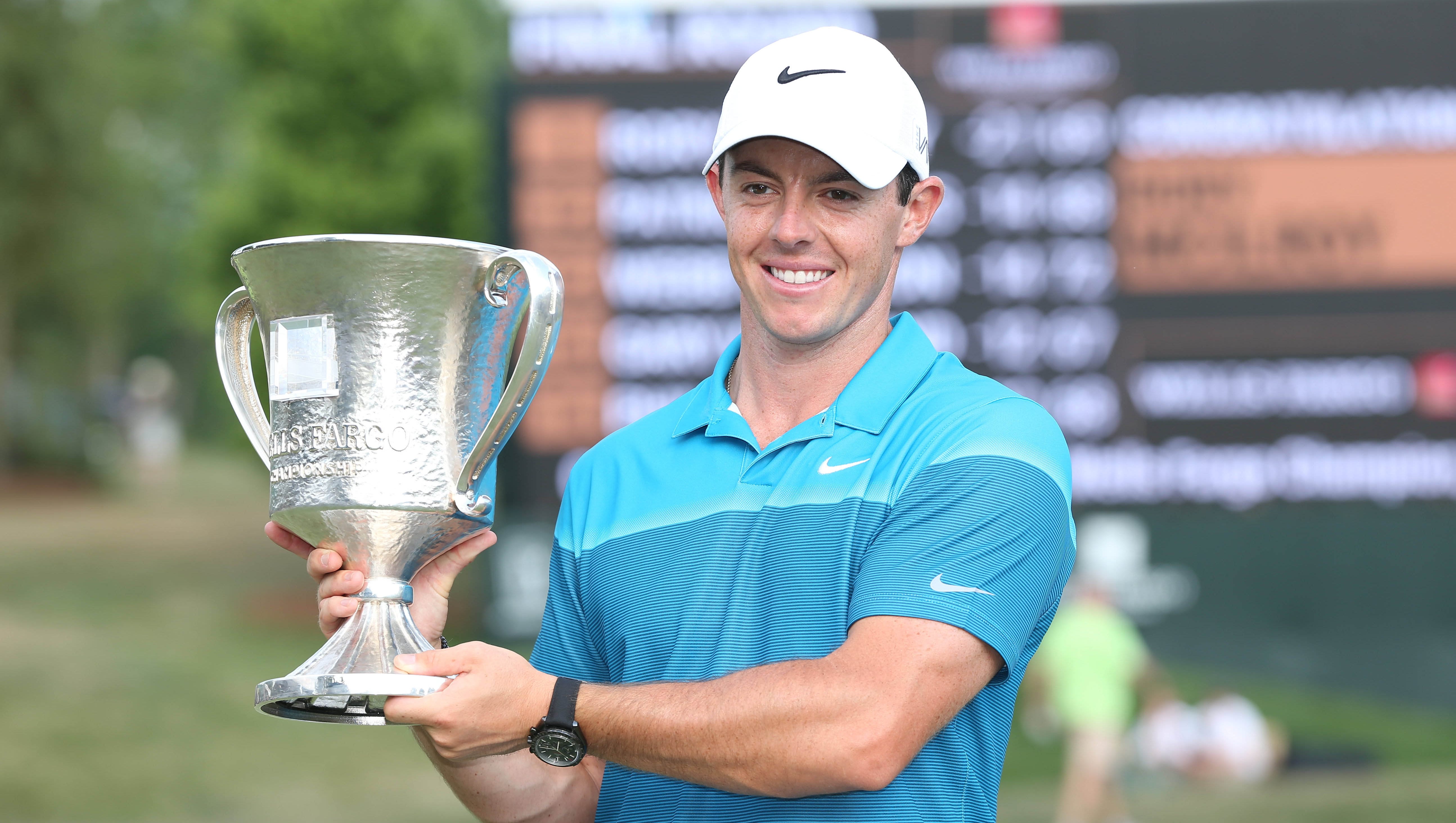 Rory McIlroy finishes at 21 under, wins Wells Fargo Championship
