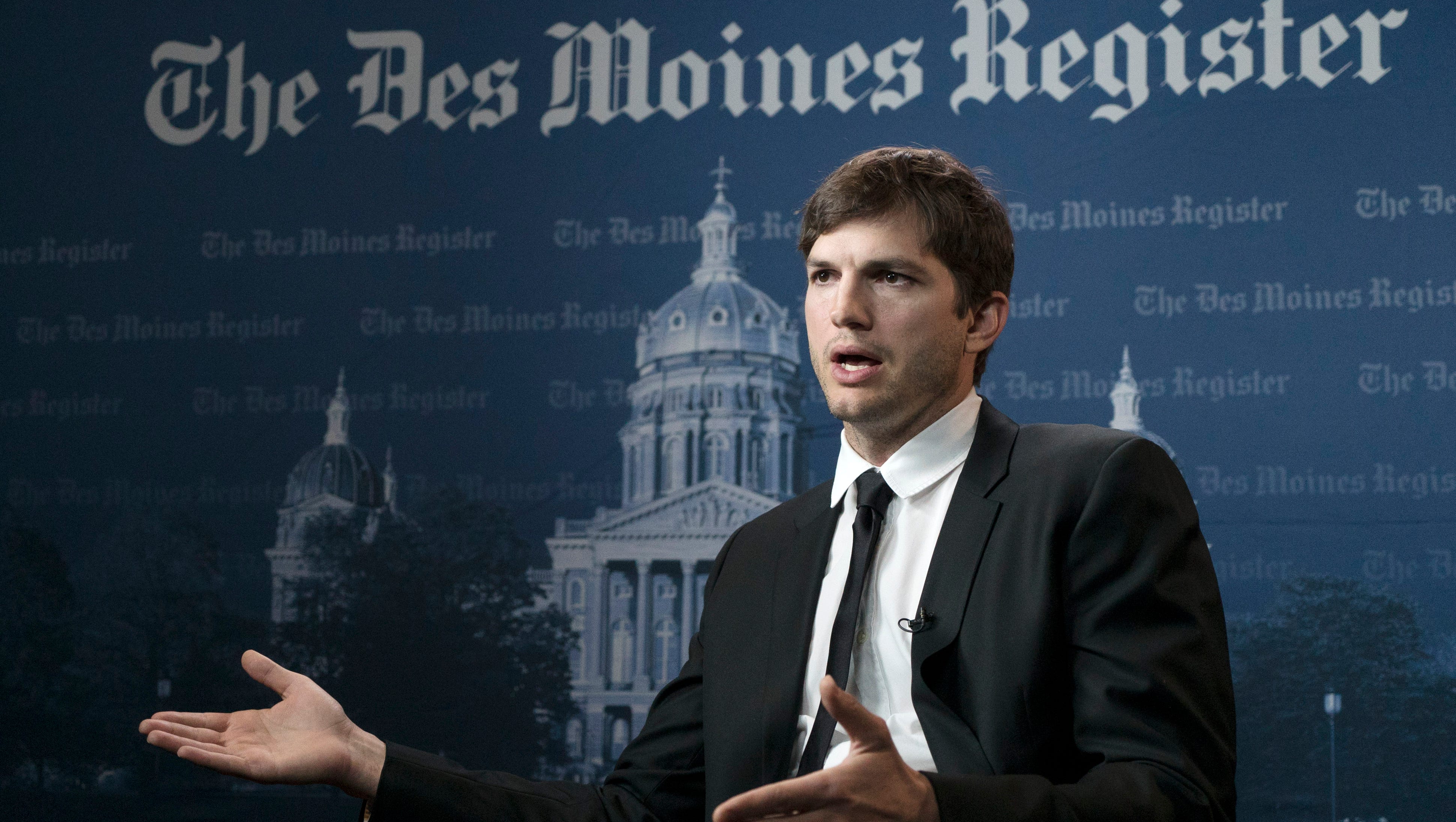Ashton Kutcher on Iowa 'The more places I go, the more I realize how