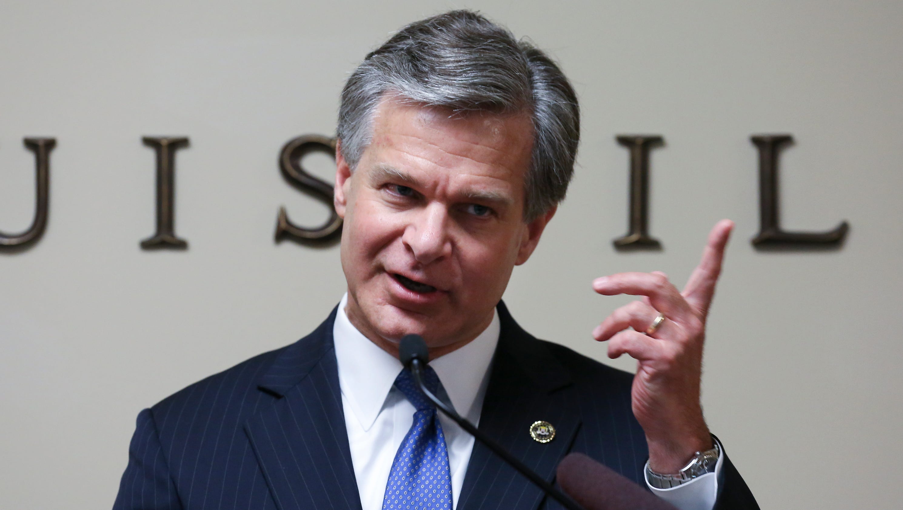 FBI director tells Louisville agents to ignore 'noise' from D.C.