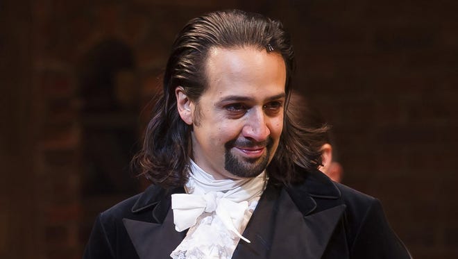 Lin-Manuel Miranda as Alexander Hamilton in his hit musical “Hamilton.” He’s set to reprise the role at the University of Puerto Rico from Jan. 8 to 27.